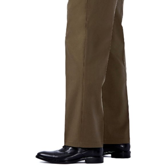Haggar Premium  Khaki Stretch Classic-Fit Pants - Picture 6 of 6